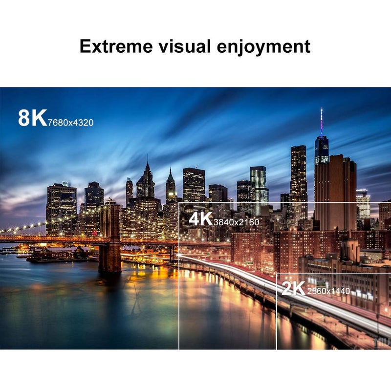 CableCreation 8K HDMI Cable 6.6FT/2m, 48Gbps Fast Speed 3D 8K@60 4K@120 144Hz HDMI to HDMI Cable eARC HDR10 HDCP 2.2 2.3 for MacBook Pro, Roku TV, HDTV, PS5, PS4, Xbox, Blu-ray - Image 3